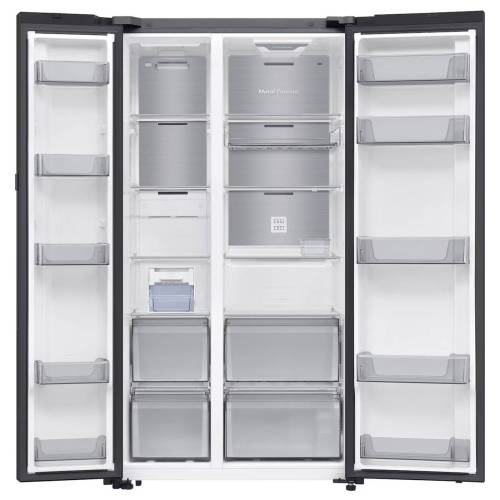 Samsung RS80F65M1BWT — инверторный AI-компрессор и экологичный хладагент R-600a обеспечивают тихую работу — всего 38 дБА