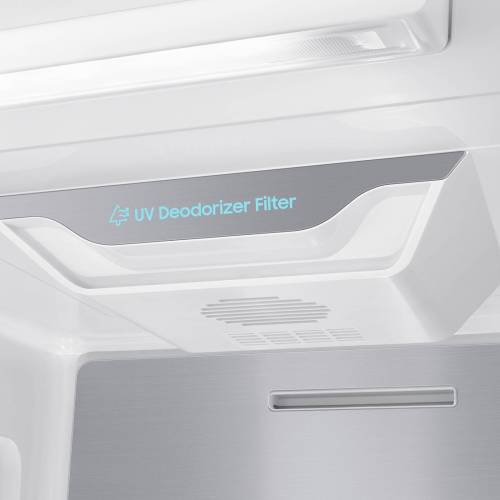 Samsung RS80F65M1BWT — холодильная камера 417 л: 4 полки из закалённого стекла, 5 дверных отсеков, LED-подсветка и 2 больших ящика для овощей и фруктов