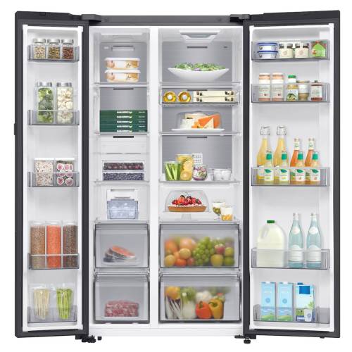 Samsung RS80F65M1WWT — полезный объём 646 л делает модель идеальной для большой семьи и удобного хранения продуктов