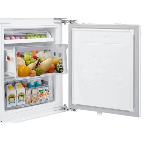 Холодильник SAMSUNG BRB80F30A1F0WT — белый цвет, реверсивная дверца, внешний дисплей, доставка по городу