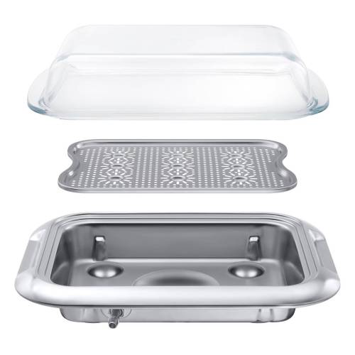 SAMSUNG NV75T9979CD/WT — два уровня телескопических направляющих и полезный объём 75 литров, купить в Бишкеке