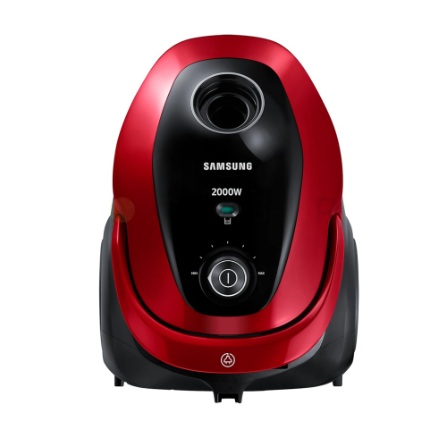 SAMSUNG VC20M253AWR — пылесос с мешком для сбора пыли, объем пылесборника 2.5 л, мощность 2000 Вт, красный цвет. Заказать с доставкой онлайн