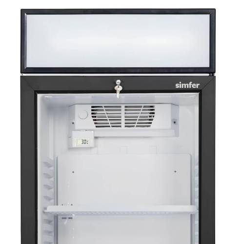 Холодильник Simfer SDS385DC1CF — LED-дисплей, переключатели на двери, No Frost охлаждение, купить в Бишкеке