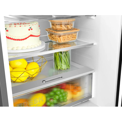 Холодильник TCL C387BFG — морозильная камера с 3 выдвижными ящиками — Onbir.kg.