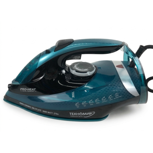 Утюг Техномир TH-8619 — Подошва: Нанокерамическая — Onbir.kg Бишкек, Кыргызстан