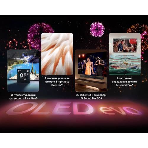 Телевизор LG OLED55C3RLA.ADKG