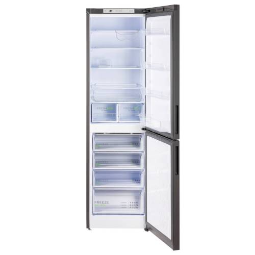 Бирюса W6149 — морозильная камера с 4 ящиками, ручное размораживание, минимальная температура −18 °C, мощность замораживания 7 кг/сутки, автономное сохранение холода до 17 ч.