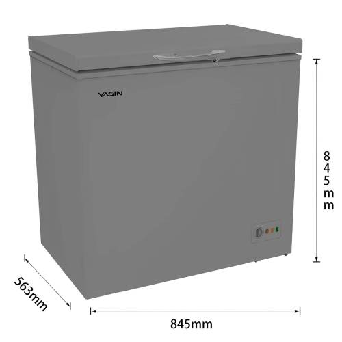 YASIN BC/BD-260AW — компактные размеры 845×563×850 мм, легко размещается даже в ограниченном пространстве