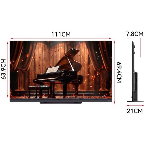Телевизор Yasin 50Q7A: кинотеатрный звук Dolby Atmos, 4K UHD. Доставка в Бишкеке