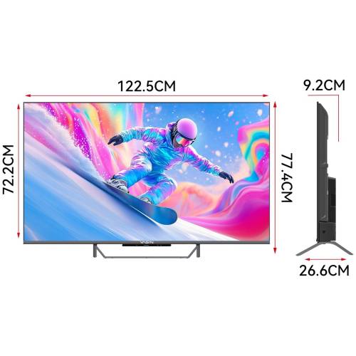 Yasin 55Q90: Quantum Dot, Dolby Vision, HDR 10+, 4K UHD. Доставка в Бишкеке