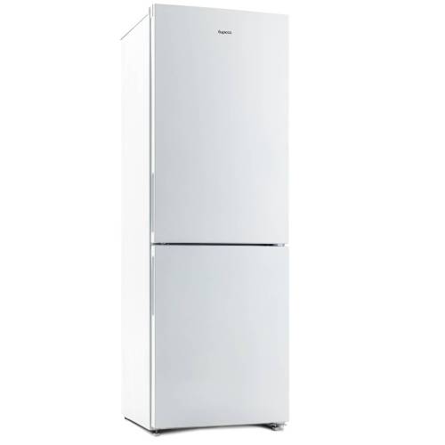 Бирюса 6133 — двухкамерный холодильник с нижней морозильной камерой, общий объем 310 л (холодильная камера 210 л, морозильная 100 л), класс энергоэффективности A, уровень шума до 41 дБ.