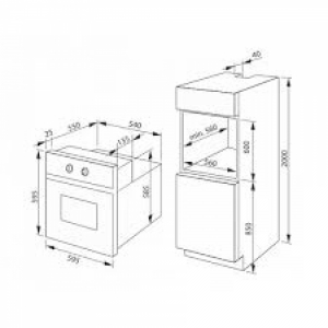 Духовка встраиваемая Hansa BOEI69440055