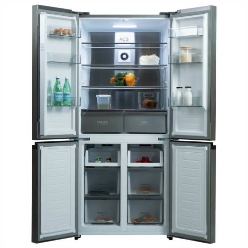 Бирюса CD 496 TWG — технология Metal Cooling и деодорирующий фильтр Nano Ag+ сохраняют свежесть продуктов.