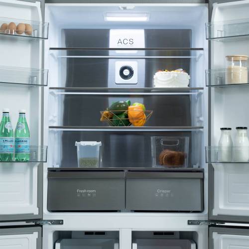 Бирюса CD 496 TWG — холодильная камера с полезным объемом 334 л и системой No Frost, равномерно охлаждается с помощью MultiFlow.