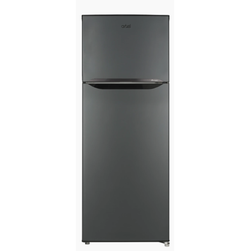 Artel HD‑276FN S Мокрый Асфальт — большая холодильная камера с полками из каленого стекла и ящиком для овощей — Onbir.kg Бишкек, Кыргызстан