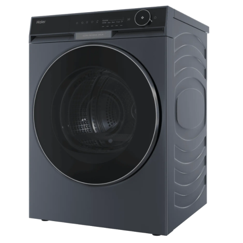 Haier HD100-A3397SU1 — TFT-дисплей, электронное управление, 17 программ сушки, включая эко, авто, шерсть, пуховые вещи, спортивную одежду и быструю 30 минут.