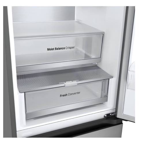 Холодильник LG GC-B459FNPW: 377 л, с технологией DoorCooling+, инверторный компрессор, серебристый. Заказать онлайн в Бишкеке