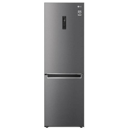 Холодильник LG GC-B459MLWM с компрессором Smart Inverter, темно-графитовая сталь, высота 186 см, с системой No Frost и функцией ThinQ, доставка по Бишкеку