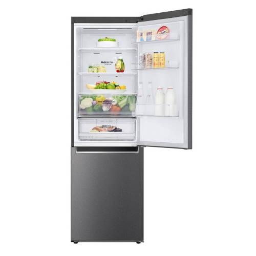 Холодильник LG GC-B459MLWM с компрессором Smart Inverter, темно-графитовая сталь, высота 186 см, с системой No Frost и функцией ThinQ, доставка по Бишкеку