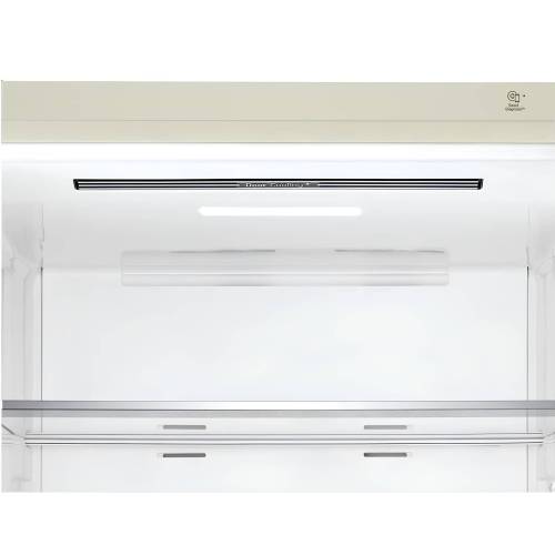 Холодильник LG GC-B569PECM: бежевый дизайн, инверторный компрессор, DoorCooling, 451 л. Купить с доставкой