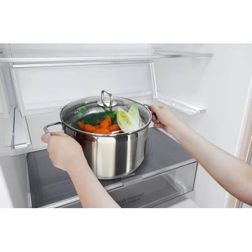 Холодильник LG GC-B569PECM: бежевый дизайн, инверторный компрессор, DoorCooling, 451 л. Купить с доставкой