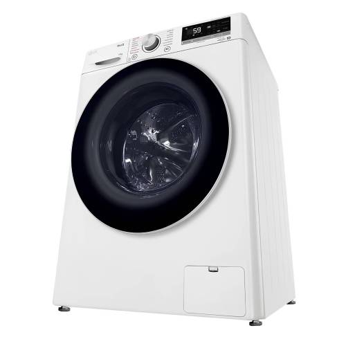 Стиральная машина LG TW4V5ES0W, 11 кг, добавление вещей, пар, белая. Доставка по Кыргызстану