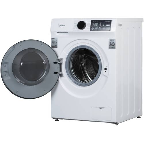 Стиральная машина Midea MFN11W105B/W — быстрые стирки (15 мин), барабан Water Magic Cube, индикатор очистки. Купить с доставкой по Бишкеку