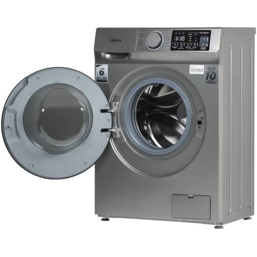 Стиральная машина Midea MFN11W60B/S — электронное управление, быстрые стирки, очистка барабана. Доставка по Бишкеку и Кыргызстану.
