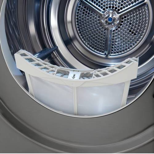 Сушильная машина LG DC90V5V9S, 9 кг, тепловой насос, инверторный мотор, двойной фильтр, платиновое серебро, доставка по регионам Кыргызстана