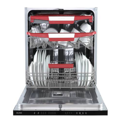 BLESK BXWP10-7712S — три слоя стеллажей, двухзонная стирка, рассчитана на 10 столовых приборов