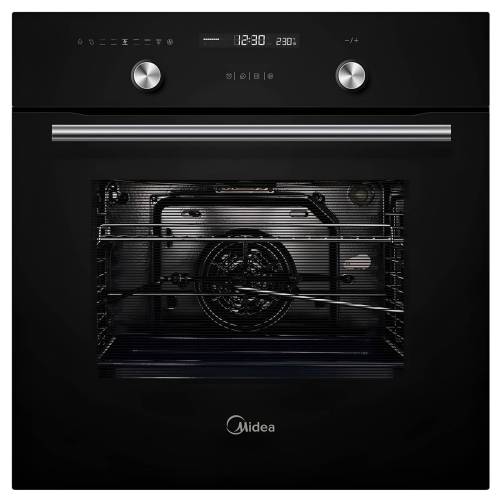 Купить духовку встраиваемую Midea MO78100C GB в черном цвете в Бишкеке с доставкой онлай