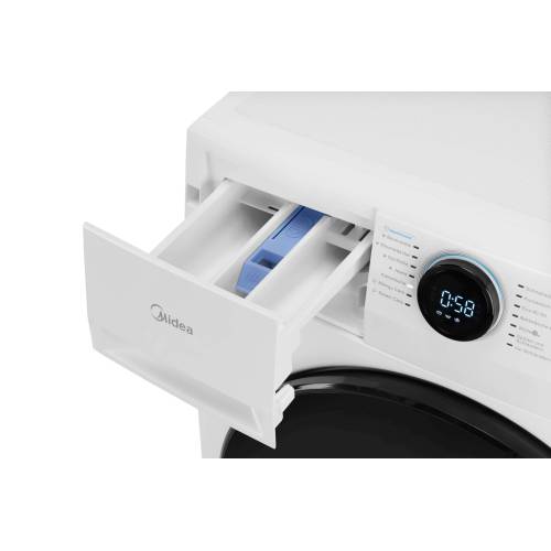 Стиральная машина Midea MF200W90WB/W — 9 кг, максимальная температура 90°C, гигиенический режим. Доставка по Бишкеку и Кыргызстану.
