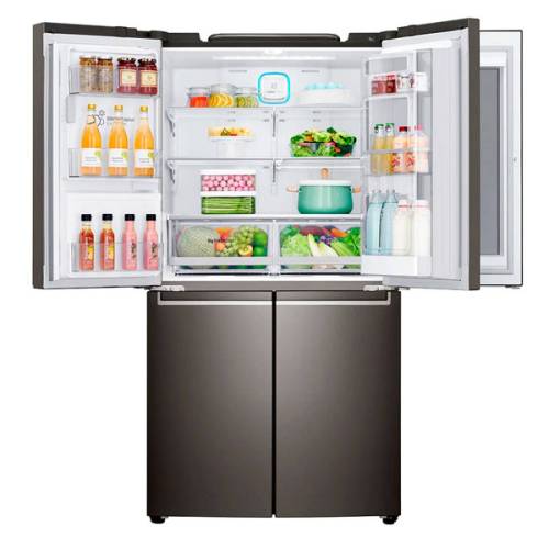 Купить холодильник Side by Side LG в Бишкеке онлайн в Кыргызстане заказать Холодильник Side by Side LG REF GR-X24FMKB, Двухдверные большие холодильники 