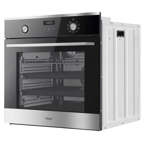 Haier HOX-P09CGBX, 6 уровней, направляющие на 2-х уровнях, черный с нержавеющей сталью, заказать с доставкой