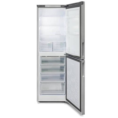 Бирюса М6131 — морозильная камера с 4 ящиками, ручное размораживание, минимальная температура −18 °C, мощность замораживания 7 кг/сутки, автономное сохранение холода до 17 ч.