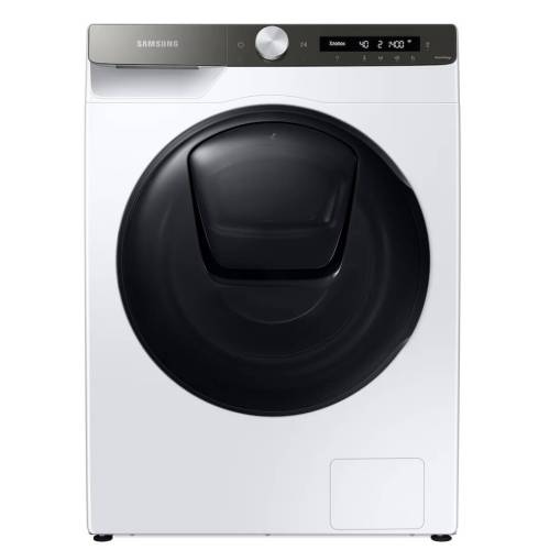 Samsung WD80T554CBT/LD — стиральная машина с сушкой, 8 кг стирка + 5 кг сушка, белый корпус, черная дверца Deco — Onbir.kg Бишкек, Кыргызстан