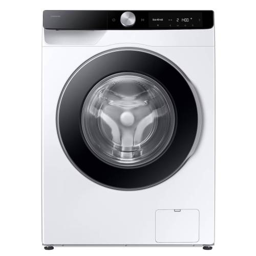 Samsung WW90DG6G94LKLD — стиральная машина 9 кг с белым корпусом и резной дверцей с серебряным декором — Onbir.kg Бишкек, Кыргызстан