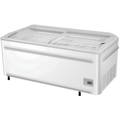 Горизонтальный морозильный ларь Haier GTE1850W с вместимостью 710 литров — просторное решение для хранения продуктов с документами. Доставка в регионы Кыргызстана.