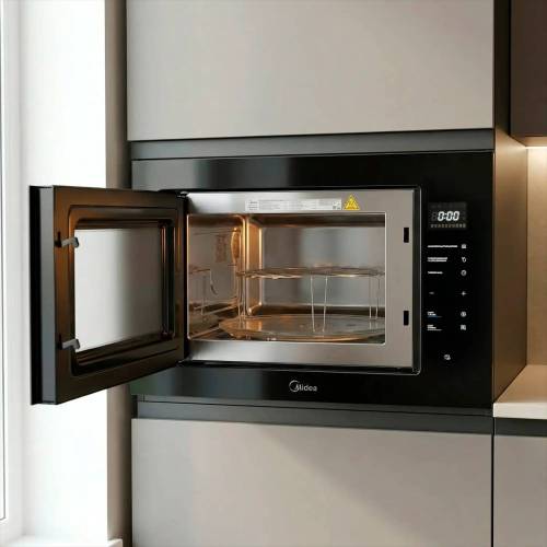 Midea MI11257GB микроволновка с грилем и комбинированным режимом — 3 типа работы ONBIR.KG