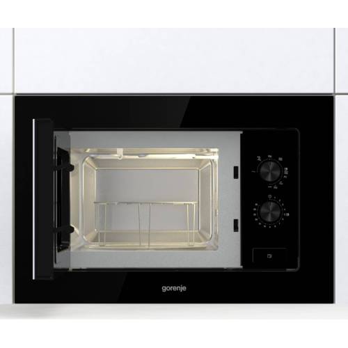 Gorenje BM201EG1BG — встроенная микроволновка с грилем и стальной камерой. Закажите в Бишкеке с доставкой по регионам!
