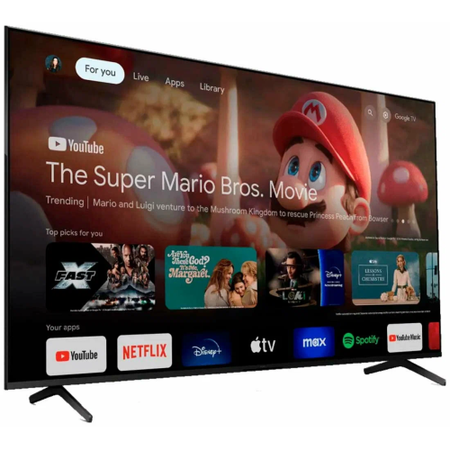 SONY K-85S30 — процессор 4K HDR Processor X1, поддержка HDR10 и Dolby Vision, технология Triluminos для ярких и реалистичных цветов.