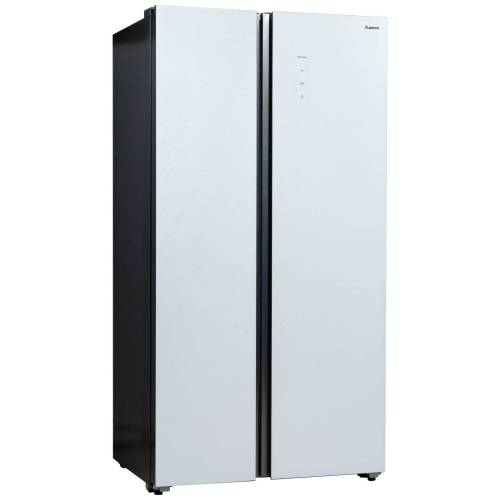 Бирюса SBS 541 TWG — электронное управление с LED-дисплеем, деодорирующий фильтр Nano Ag+ и покрытие без отпечатков.