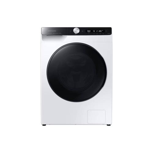 Фронтальный вид стиральной машины Samsung WW80AG6L28BBELD 8 кг чёрная ONBIR.KG