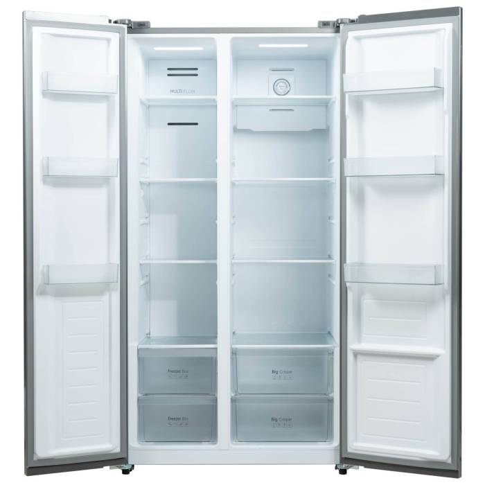 Бирюса SBS 541 TWG — уровень шума 42 дБа, класс энергопотребления A++, потребление 0,082 кВт·ч/сутки.