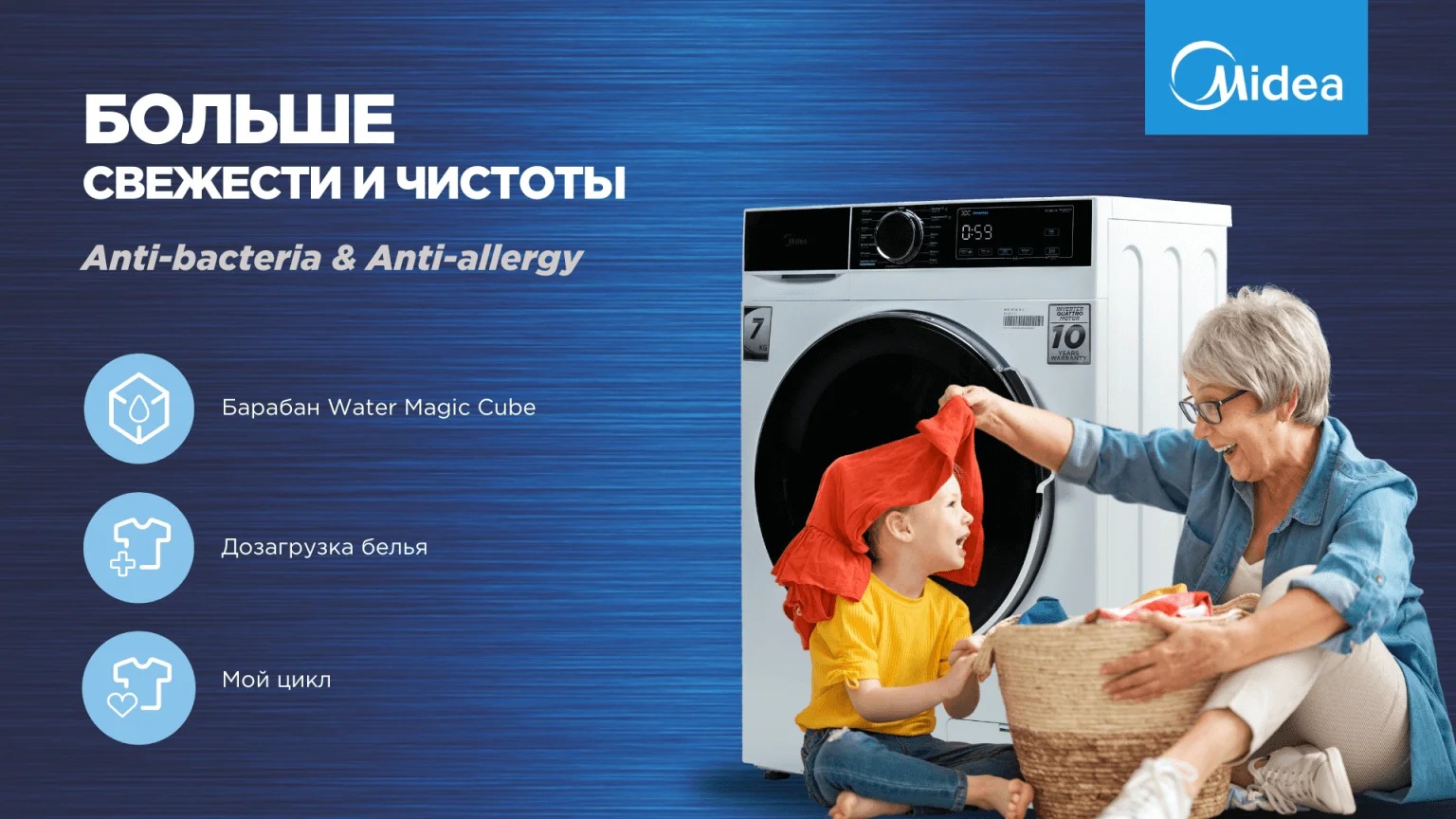 6 Midea MFA01W70BW C 7 1