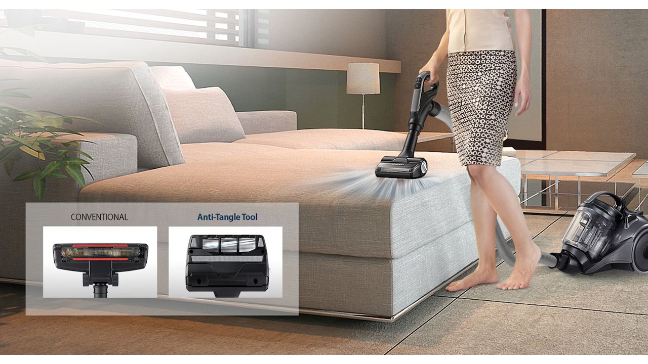 samsung vc4100 antitangle pylesos onbir kg